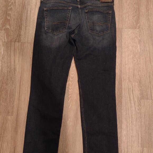 Signature Levi Strauss Navy blue mens skinny jeans size 36x 32 in good condition - Picture 3 of 6